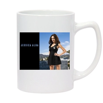 Jessica Alba 14oz White Statesman Mug