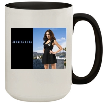 Jessica Alba 15oz Colored Inner & Handle Mug