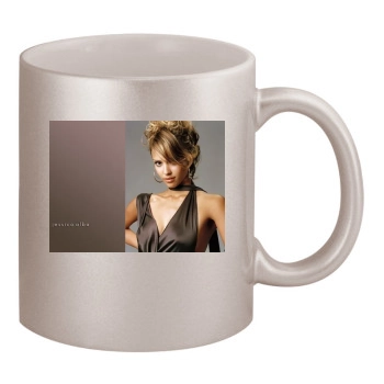 Jessica Alba 11oz Metallic Silver Mug