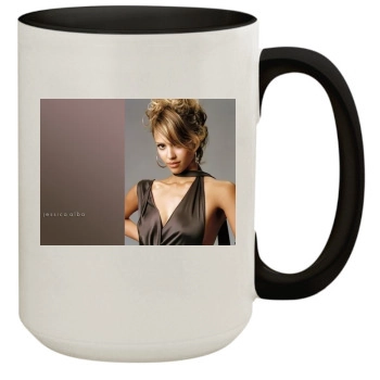 Jessica Alba 15oz Colored Inner & Handle Mug