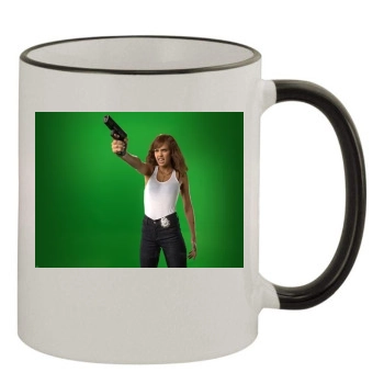 Jessica Alba 11oz Colored Rim & Handle Mug