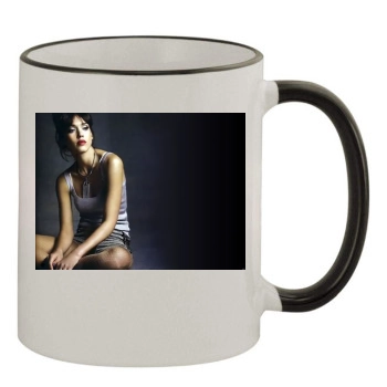 Jessica Alba 11oz Colored Rim & Handle Mug