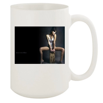 Jessica Alba 15oz White Mug