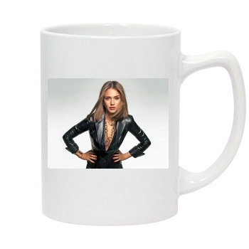 Jessica Alba 14oz White Statesman Mug