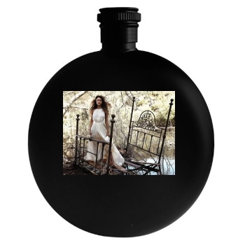 Jessica Alba Round Flask