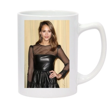 Jessica Alba 14oz White Statesman Mug