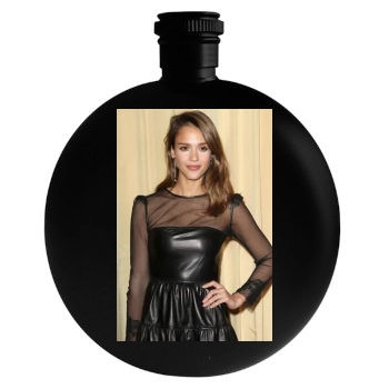 Jessica Alba Round Flask