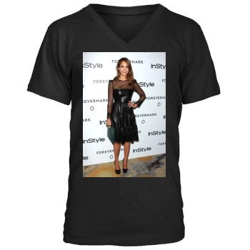 Jessica Alba Men's V-Neck T-Shirt