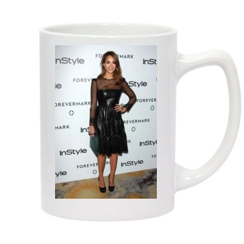 Jessica Alba 14oz White Statesman Mug