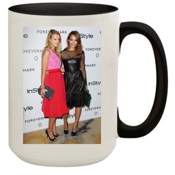 Jessica Alba 15oz Colored Inner & Handle Mug