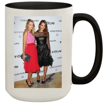 Jessica Alba 15oz Colored Inner & Handle Mug