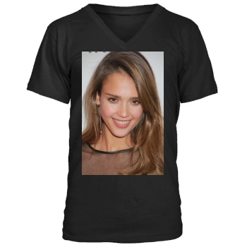 Jessica Alba Men's V-Neck T-Shirt