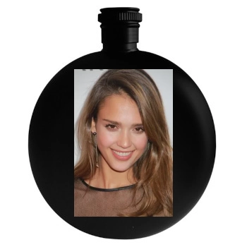 Jessica Alba Round Flask