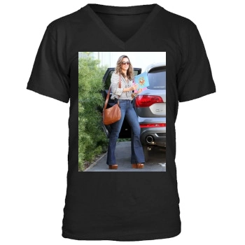 Jessica Alba Men's V-Neck T-Shirt