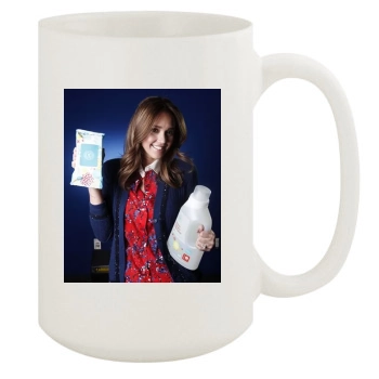 Jessica Alba 15oz White Mug