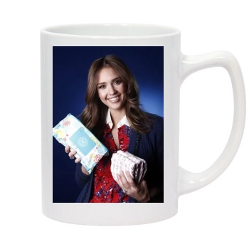 Jessica Alba 14oz White Statesman Mug