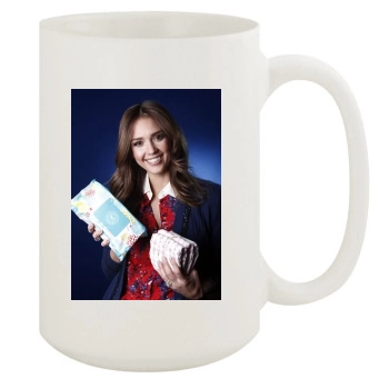 Jessica Alba 15oz White Mug