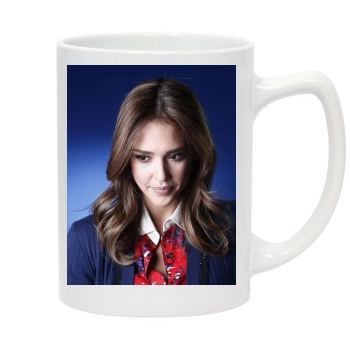 Jessica Alba 14oz White Statesman Mug