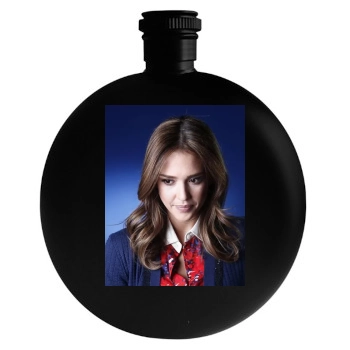 Jessica Alba Round Flask