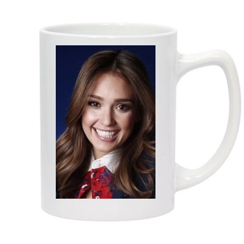 Jessica Alba 14oz White Statesman Mug