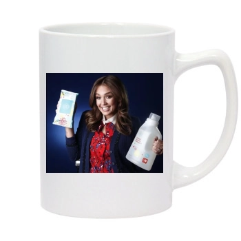 Jessica Alba 14oz White Statesman Mug