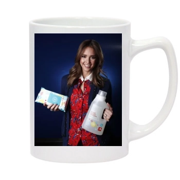 Jessica Alba 14oz White Statesman Mug