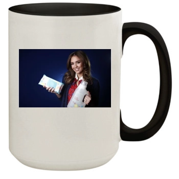 Jessica Alba 15oz Colored Inner & Handle Mug