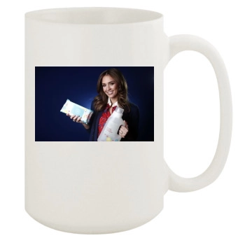 Jessica Alba 15oz White Mug