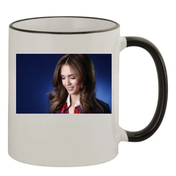 Jessica Alba 11oz Colored Rim & Handle Mug