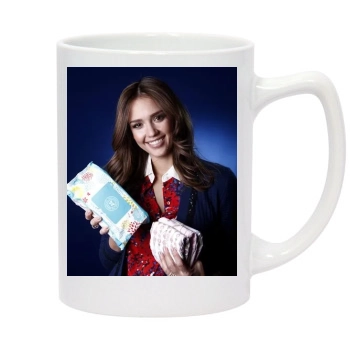 Jessica Alba 14oz White Statesman Mug