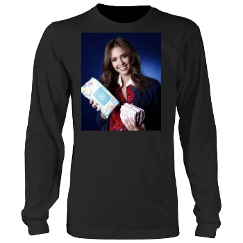 Jessica Alba Men's Heavy Long Sleeve TShirt