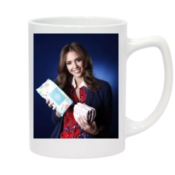 Jessica Alba 14oz White Statesman Mug