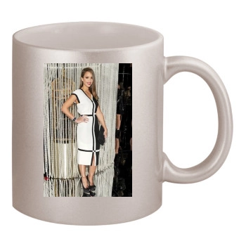 Jessica Alba 11oz Metallic Silver Mug