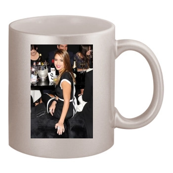 Jessica Alba 11oz Metallic Silver Mug