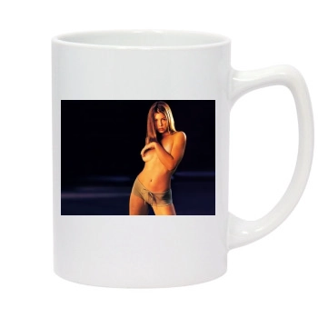 Jessica Biel 14oz White Statesman Mug