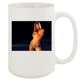 Jessica Biel 15oz White Mug