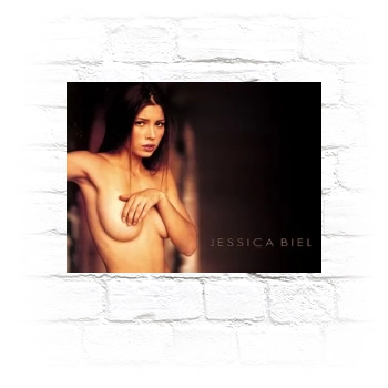 Jessica Biel Metal Wall Art