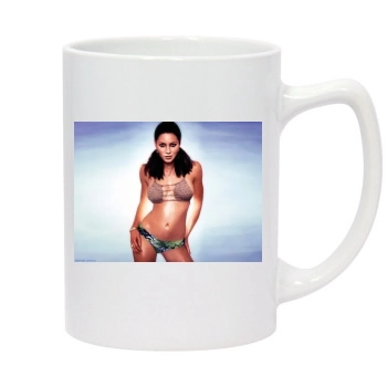 Jessica Biel 14oz White Statesman Mug