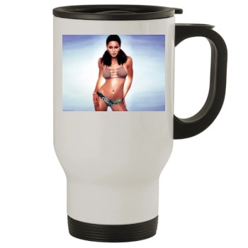 Jessica Biel Stainless Steel Travel Mug