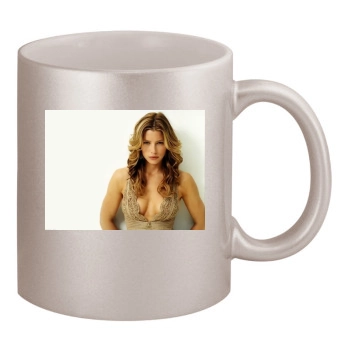 Jessica Biel 11oz Metallic Silver Mug