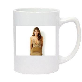 Jessica Biel 14oz White Statesman Mug