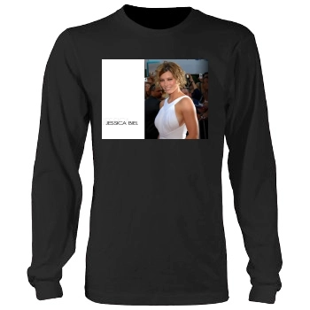 Jessica Biel Men's Heavy Long Sleeve TShirt