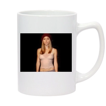 Jessica Biel 14oz White Statesman Mug