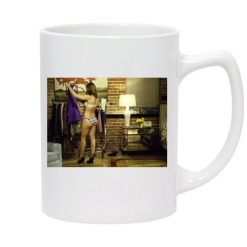 Jessica Biel 14oz White Statesman Mug