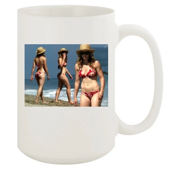 Jessica Biel 15oz White Mug