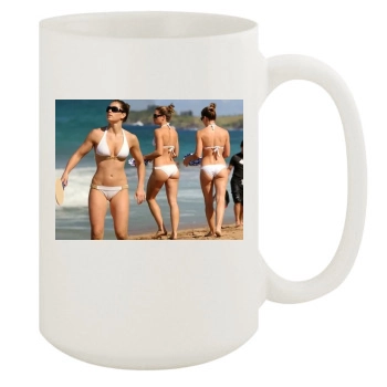 Jessica Biel 15oz White Mug