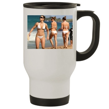 Jessica Biel Stainless Steel Travel Mug