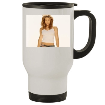 Jessica Biel Stainless Steel Travel Mug