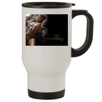 Jessica Biel Stainless Steel Travel Mug