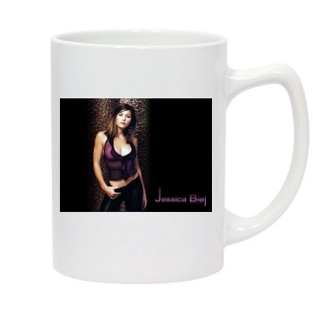 Jessica Biel 14oz White Statesman Mug